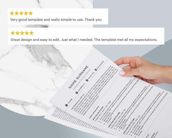 Modern Resume Template for Word & 2025 Modern CV Template Resume Design Marketing Resume Template Instant Download Sales Resume - Image 7