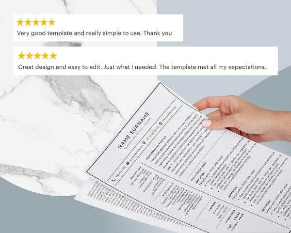 ATS Friendly Resume Template for Word 2025 Google Docs Resume Template ATS Compatible Resume Instant Download Simple Resume CV Format - Image 7