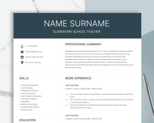 Creative Stylish Resume Template for Word & 2025 Nurse Resume Template Curriculum Vitae 1 2 and 3 Page Resume + Cover Letter Template
