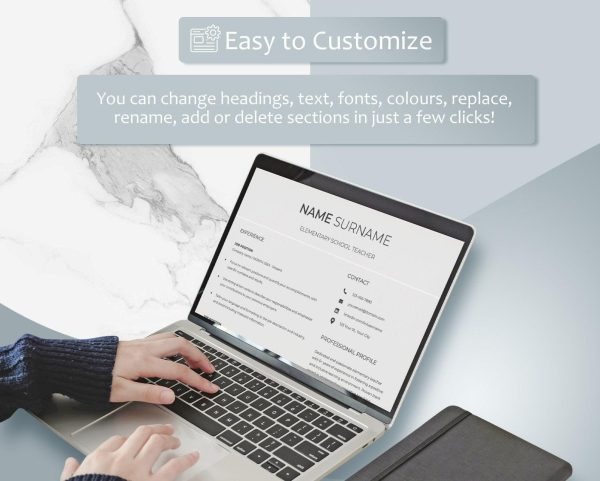 Executive Resume Template for Word One Two and Three Page Resume Template Professional CV Template Simple Resume Template - Image 4