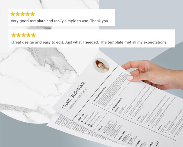Professional Resume Template for Word Professional CV Template Resume Template Instant Download Resume - Image 6