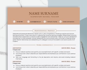 Modern Google Docs Resume Template Cover Letter References Resume Template Google Docs CVCV Template Professional Resume Template