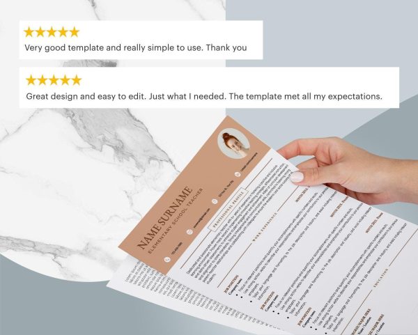 Resume Template bundle For Google Docs Microsoft Word Cover Letter and References Templates Resume Template Word Clean CV Template 2025 - Image 6