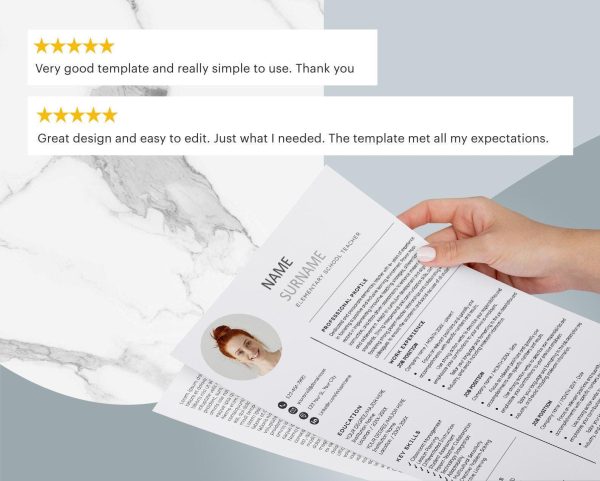 Resume Template for Google Docs Word CV Template Word Executive Resume Template Lebenslauf Resume Templates Word 2025 - Image 6