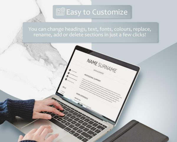 Resume for Developer ATS Friendly Tech Resume Template Tech IT Computer Science Resume for Google Docs & Word Modern Minimalist Resume - Image 4