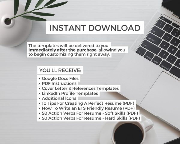 Masculine Resume Template For Truck Driver & Delivery Driver - Google Docs And Word - Image 6