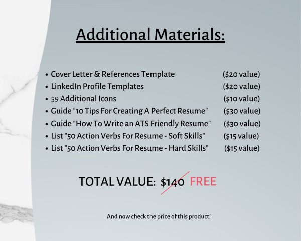 Google Docs Resume Template for Truck Driver or Delivery Driver - Masculine Resume Template - Image 6