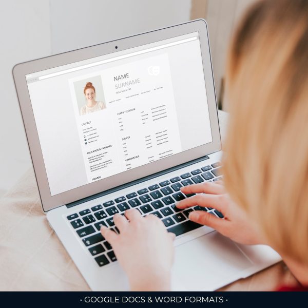 Resume Template for Actor - made in Google Docs & Word Creative and Modern Musical Theatre Acting CV - Image 7