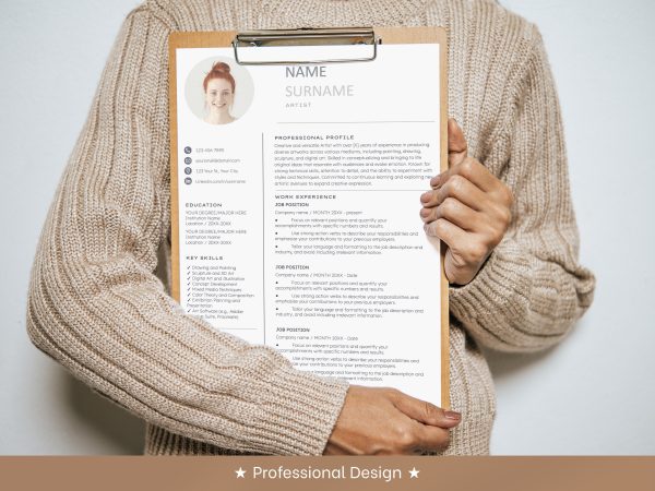 Artist Resume Template - Image 5