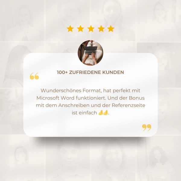 Lebenslauf Vorlage Professionelle Bewerbungsvorlagen Word Deutsch Bewerbungsvorlage Deckblatt Anschreiben Tabellarischer Bewerbung Word - Image 6