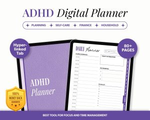 All-in-one planner 2025 digital planner ADHD planner notability planner goodnotes notebook digital ipad planner undated planner