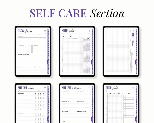 All-in-one planner 2025 digital planner ADHD planner notability planner goodnotes notebook digital ipad planner undated planner - Image 6
