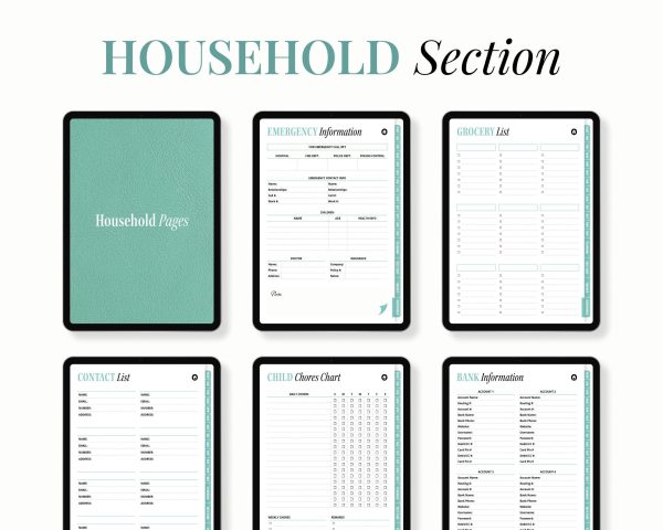 Digital planner planner for goodnote digital notebook goodnotes template ipad planner notability planner 2025 digital planner - Image 5