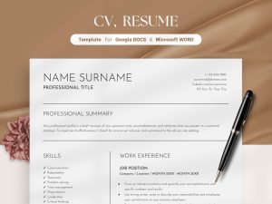 Nursing Resume Template Registered Nurse Resume Template RN CNA Word Physician Assistant Resume for Nurse New Grad Nurse CV