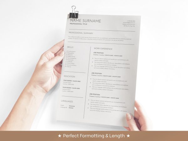 Nursing Resume Template Registered Nurse Resume Template RN CNA Word Physician Assistant Resume for Nurse New Grad Nurse CV - Image 4