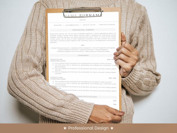 Resume Template That Passes ATS - ATS-Friendly Professional Design for High Compatibility with Google Docs & Word - Image 5