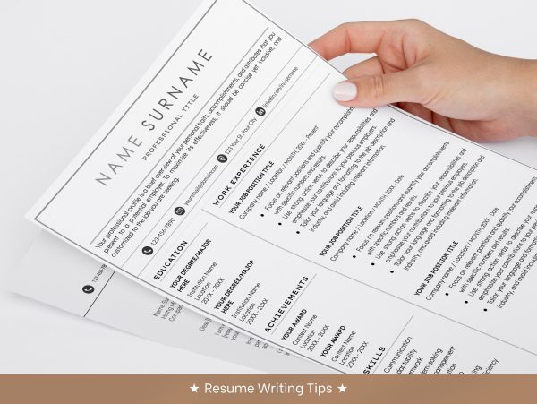 Nursing Resume Template & Cover Letter for Google Docs Word Medical Resume Resume for Doctors RN Resume Nurse CV - Image 5