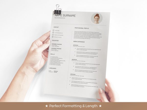 Retail Resume Template for Google Docs Sales Associate Resume Word Resumes Cover Letter Resume Writing Guide - Image 4