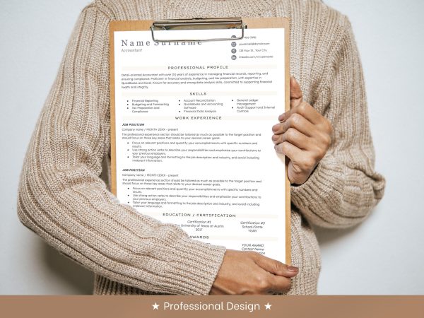 ATS Friendly Template for Google Docs and Word Cover Letter and References Templates ATS Resume Instant Download ATS Resume - Image 5