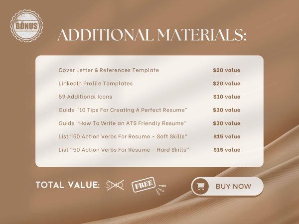 Resume Two Column Template: Sleek and Organized Dual-Layout Format - Image 8