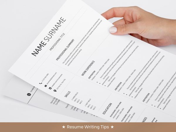 Resume for Developer Computer Science Resume for Google Docs & Word ATS Friendly Tech Resume Template Tech IT Modern Minimalist Resume - Image 6