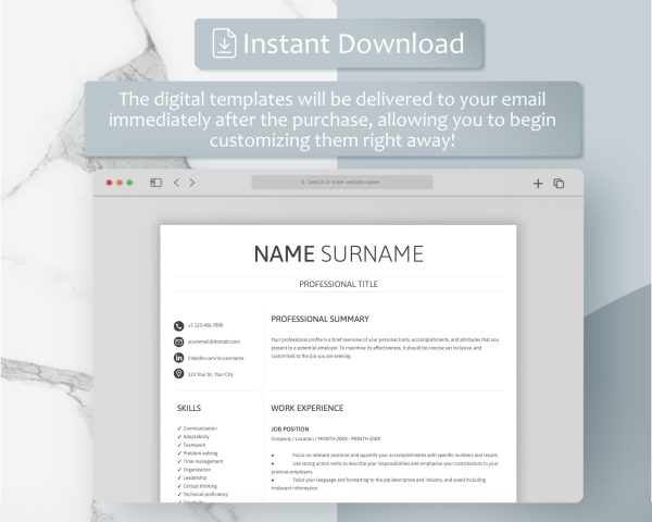 Executive Resume Template Modern C Level Resume Template for Word CEO Resume Director Resume Template 2025 Resume Template - Image 5