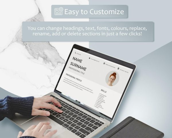 Google Docs Resume CV Template Modern CV Photo CV Template Professional Resume Template Word Portrait Executive Tech Resume - Image 4