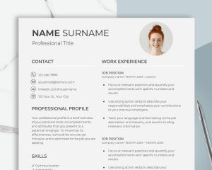 2025 Clean Resume Template Google Docs ATS Friendly Modern Word Resume Professional Executive Assistant Simple Minimalist Resume Template
