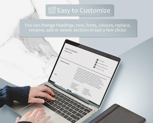 Resume Template Resume Template Word Modern Resume Template Professional Resume CV Template Resume Cover Letter Clean Modern Resume - Image 4