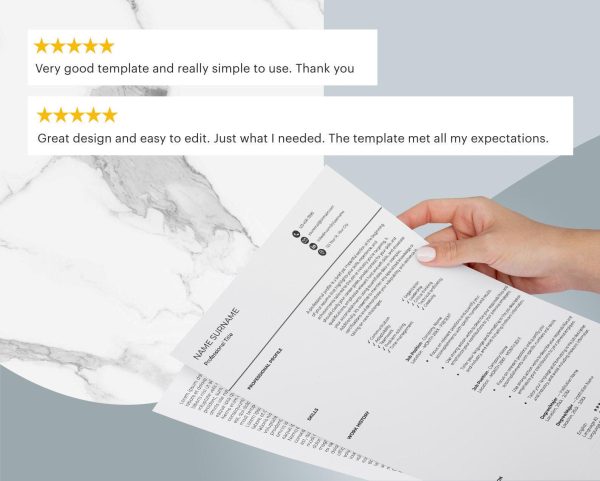 Resume Template Resume Template Word Modern Resume Template Professional Resume CV Template Resume Cover Letter Clean Modern Resume - Image 6