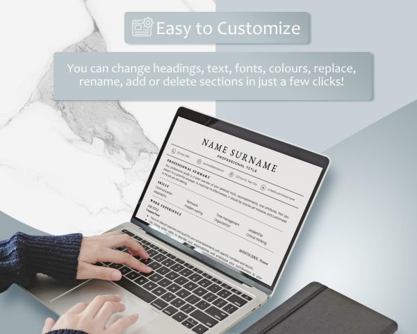 Nursing Resume Template for Google Docs  Word - Customizable Design for Registered Nurse Remote Nurse  New Grad Nurse Practitioner Careers - Image 4