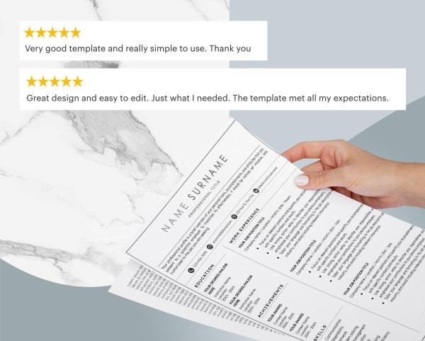 Creative Resume Template for Google Docs and Word - Instant Download Professional CV with Modern Design Includes Free Cover Letter - Image 6
