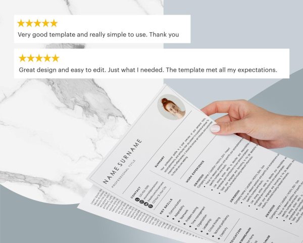 Short Resume Application Template for Google Docs  Word - Effortless Customization Ideal for All Industries FREE Bonus Materials - Image 6