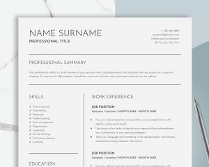 Nursing Resume Template for Google Docs Word Registered Nurse Resume Remote Nurse New Grad Nurse Practitioner Resume CV Template