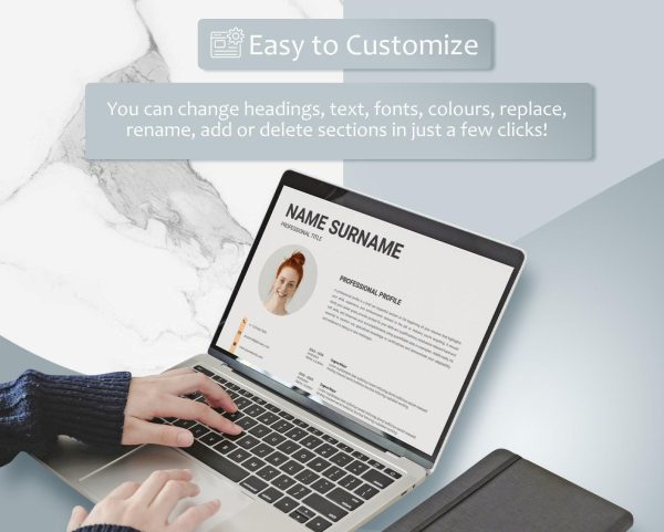 Modern Resume Template for Google Docs Word CV Template Resume Template Resume and Cover Letter Template Word - Image 4