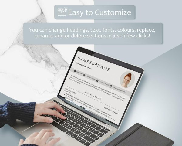 Professional CV Template for Google Docs  Word - Modern Executive Resume Design 2023 with Free Cover Letter  LinkedIn Templates - Image 4