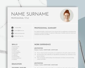 CV Template Photo Resume Template Word Resume Google Docs Resume Template With Picture Modern Executive Resume Professional