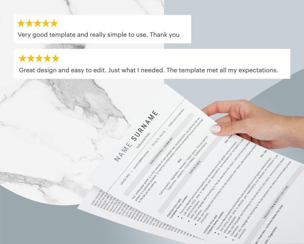 ATS Friendly Resume Template Word Google Docs ATS Resume Template ATS Cv Template Minimalist Resume Professional Resume Template - Image 6