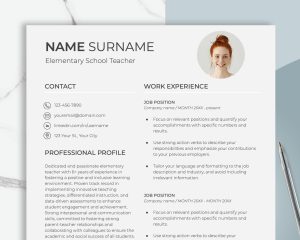 Resume Template Student CV Template College Resume Template College Application Resume Academic Resume High School Resume Student CV