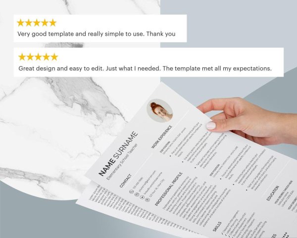 Resume Template Student CV Template College Resume Template College Application Resume Academic Resume High School Resume Student CV - Image 6