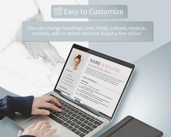 Resume Template Modern Resume Template Word Google Docs Nurse Teacher Resume Creative Resume Feminine Professional CV Template - Image 4