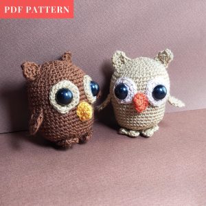 No Sew Crochet Pattern Amigurumi Owl Pattern Animal Crochet Easy Crochet Plushies Pattern Downloadable