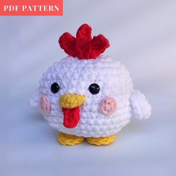 No Sew Amigurumi Chicken crochet Rooster crochet bird pattern - Image 2
