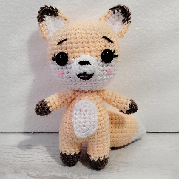 No sew anime animal fox amigurumi crochet pattern - Image 3