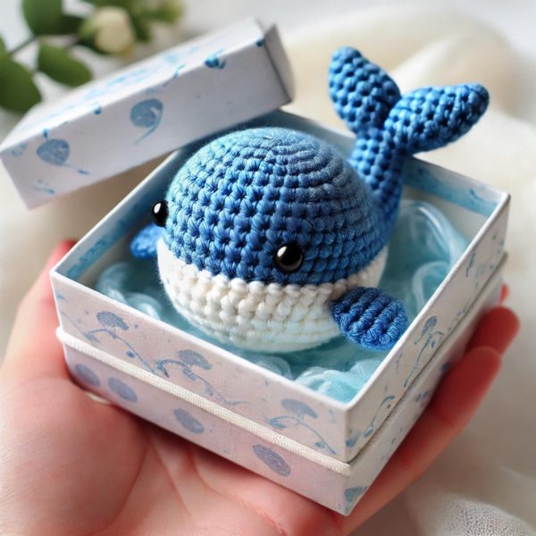 No Sew Diy Crochete Pattern Amigurumi Whale - Image 7